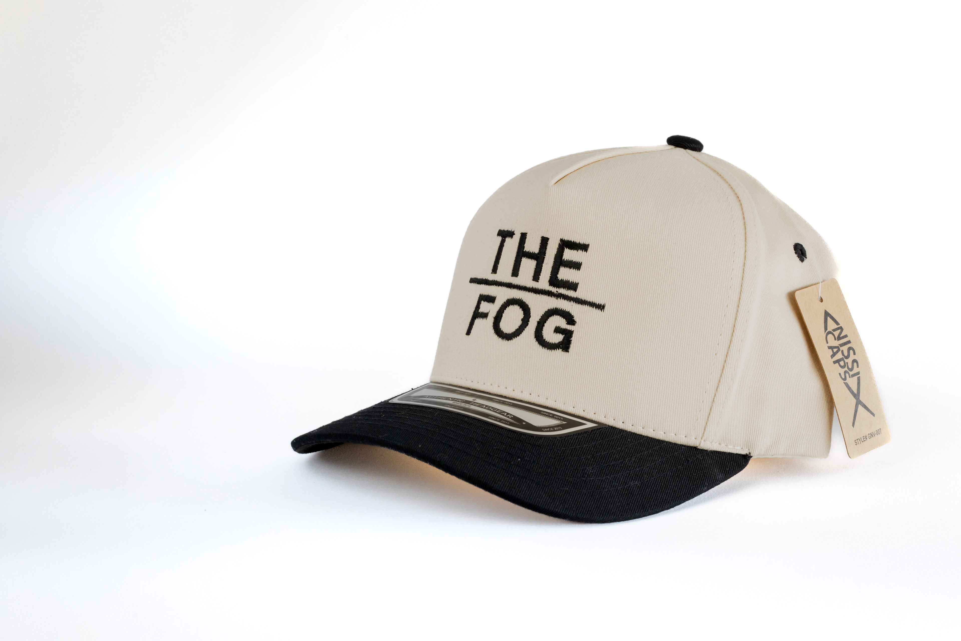 “The FOG" Cream and Black Signature Snap Back