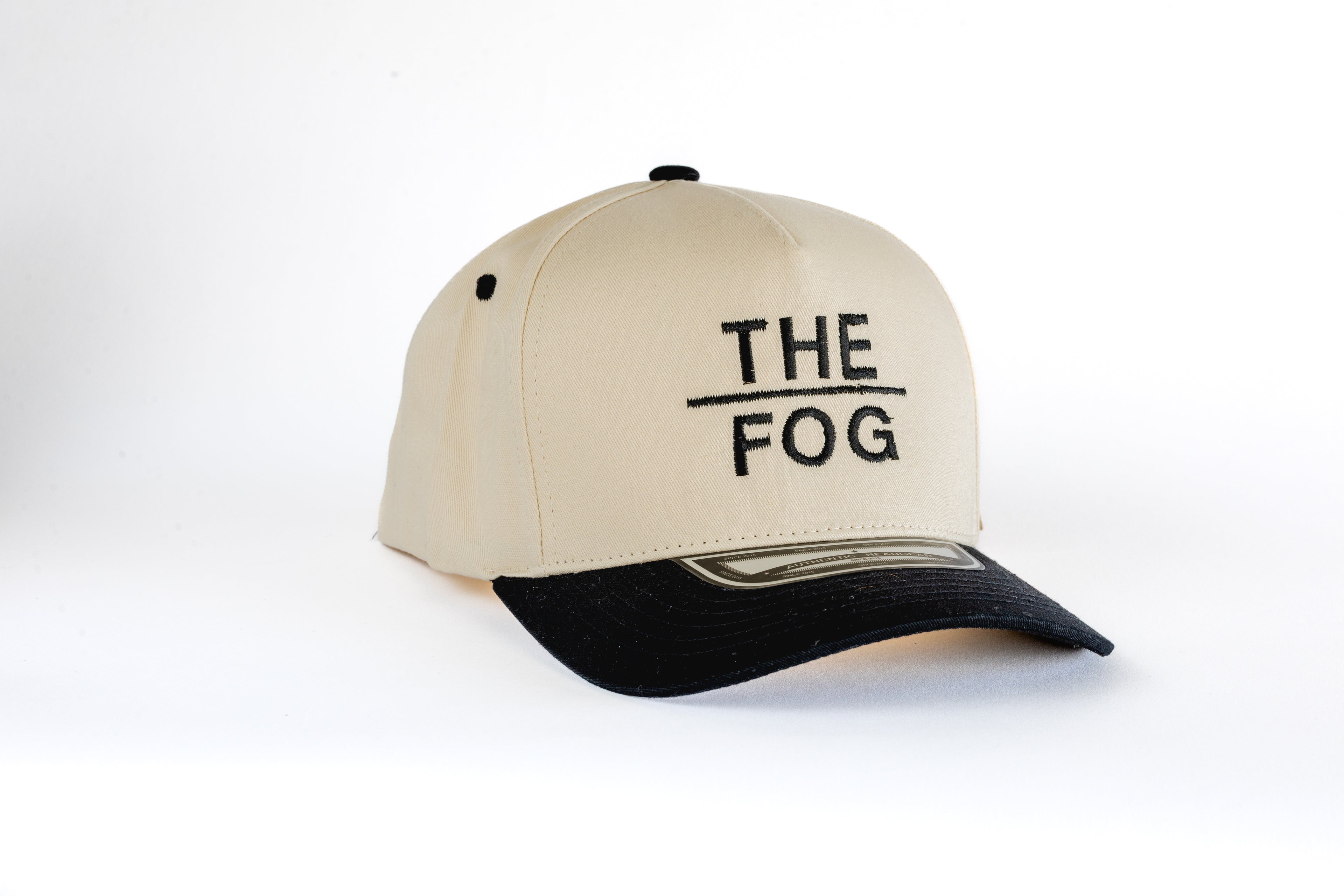 “The FOG" Cream and Black Signature Snap Back