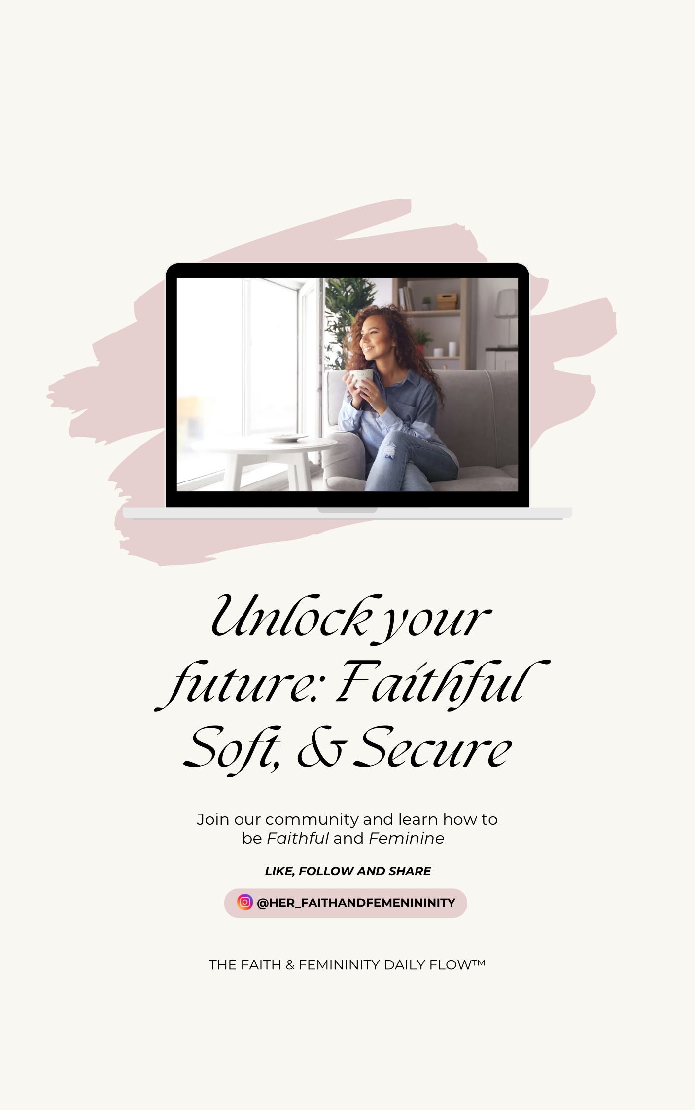 The Faith and Femininity:    Daily Flow Journal                  (E-Book Edition)